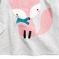 First Impressions Toddler Girl's Fox T-Shirt Gray Size 4T