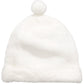 First Impressions Junior Boy's Faux Sherpa Pom Pom Hat Color Angel White Size 0-6 Months