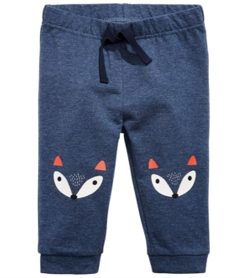 First Impressions Baby Boy's Fox Jogger Pants Blue Size 18MOS