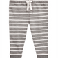 First Impressions Baby Boy's Striped Jogger Pants Gray Size 6-9MOS