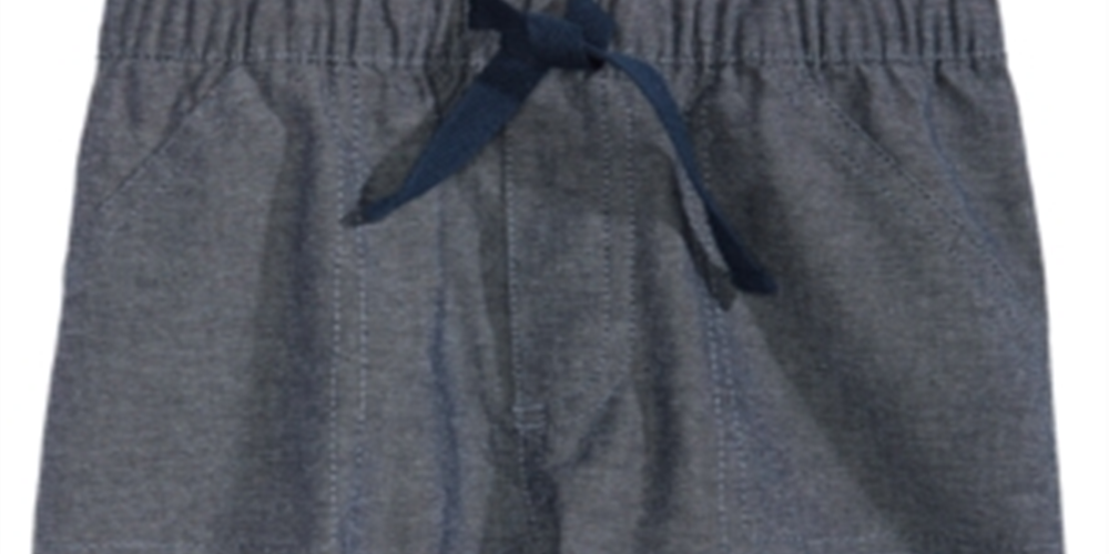 First Impressions Toddler Boy's Cotton Chambray Shorts Blue Size 3T