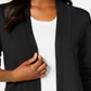 Karen Scott Women's Open Front Cardigan Black Size Medium