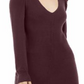 INC International Concepts Women's V Neck Tunic Sweater Red Size Petite S
