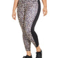 Ideology Women's Running Fitness Athletic Leggings Brown Size 2X