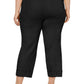 Alfani Women's Comfort Waist Cuffed Ankle Pants Black Size Petite Small
