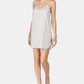 Betsey Johnson Women's Diamond Print Chemise Nightgown White Size Large