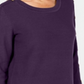Karen Scott Women's 3/4 Sleeve Sweater Purple Size Medium