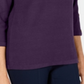 Karen Scott Women's 3/4 Sleeve Sweater Purple Size Medium
