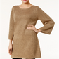 Karen Scott Women's Marled Boat Neck Sweater Brown Size X-Large