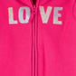 Carter's Toddler Girl's Sequin Love Zip up Fleece Hoodie Pink Size 5T