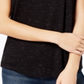 Maison Jules Women's Scoop Neck T-Shirt Black Size X-Small