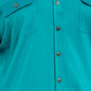 Karen Scott Women's Polo Top Button up Collar Blue Size 2X
