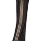 Adidas Girl's Metallic Dot Tights Black Size Medium