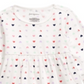 First Impressions Baby Girl's Heart Print Cotton Tunic White Size 18MOS