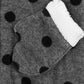 Carter's Girl's Polka Dot Hooded Fleece Playsuit Gray Size 9MOS