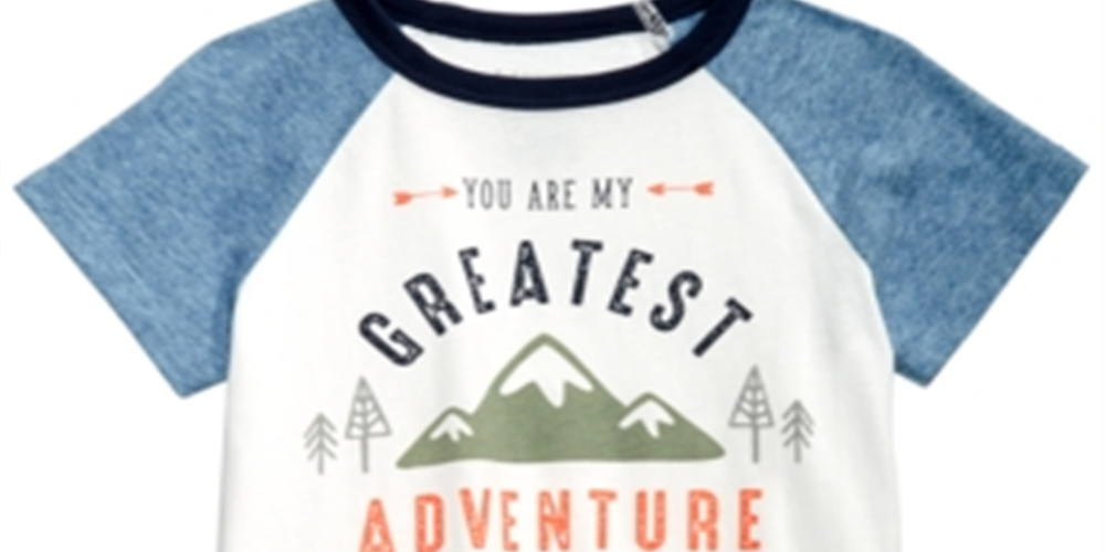 First Impressions Baby Boy's Adventure Print Cotton T-Shirt White Size 24MOS