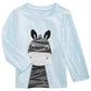 First Impressions Toddler Boy's Zebra Print T-Shirt Blue Size 2T