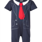 First Impressions Baby Boy's Cotton Sunsuit Navy Size -0-3MOS