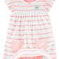 Carter's Baby Girl's 2 Piece Bodysuit Dress & Cardigan Set Pink  Size 9 Months