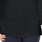 Karen Scott Women's Textured Dot Sweatshirt Black Size Petite Small