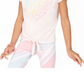 Ideology Little Girl's Heart Tie Front T-Shirt Pink Size 5