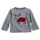 First Impressions Toddler Boy's Plaid Elk T-Shirt Gray Size 2T