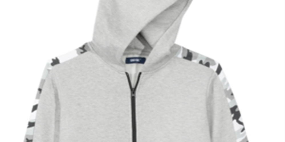 Univibe Big Boy's McCartney Full Zip Hoodie Gray Size Large