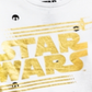 Star Wars Toddler Boy's Metallic Logo T-Shirt White Size 4