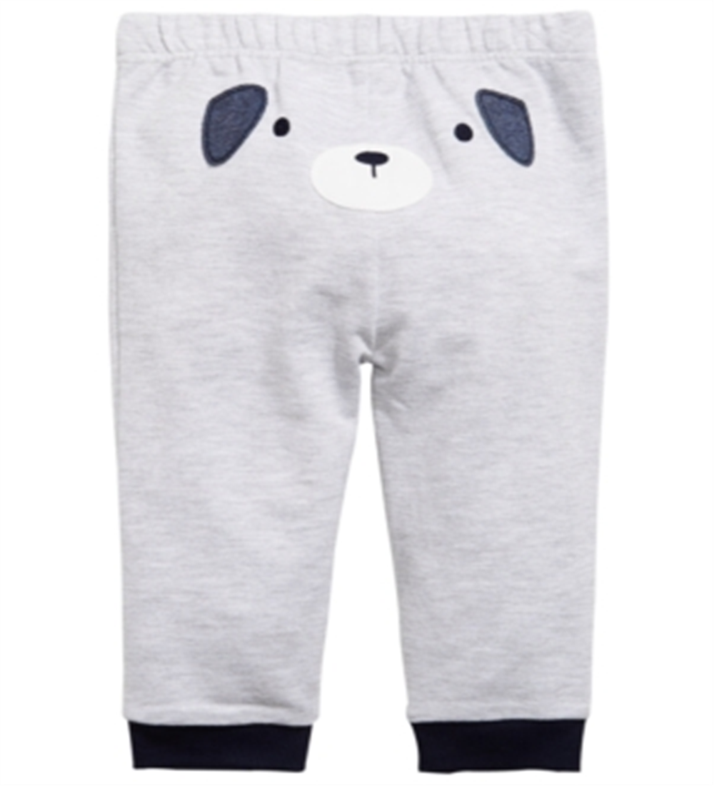 First Impressions Toddler Boy's Puppy Print Jogger Pants Gray Size 2T