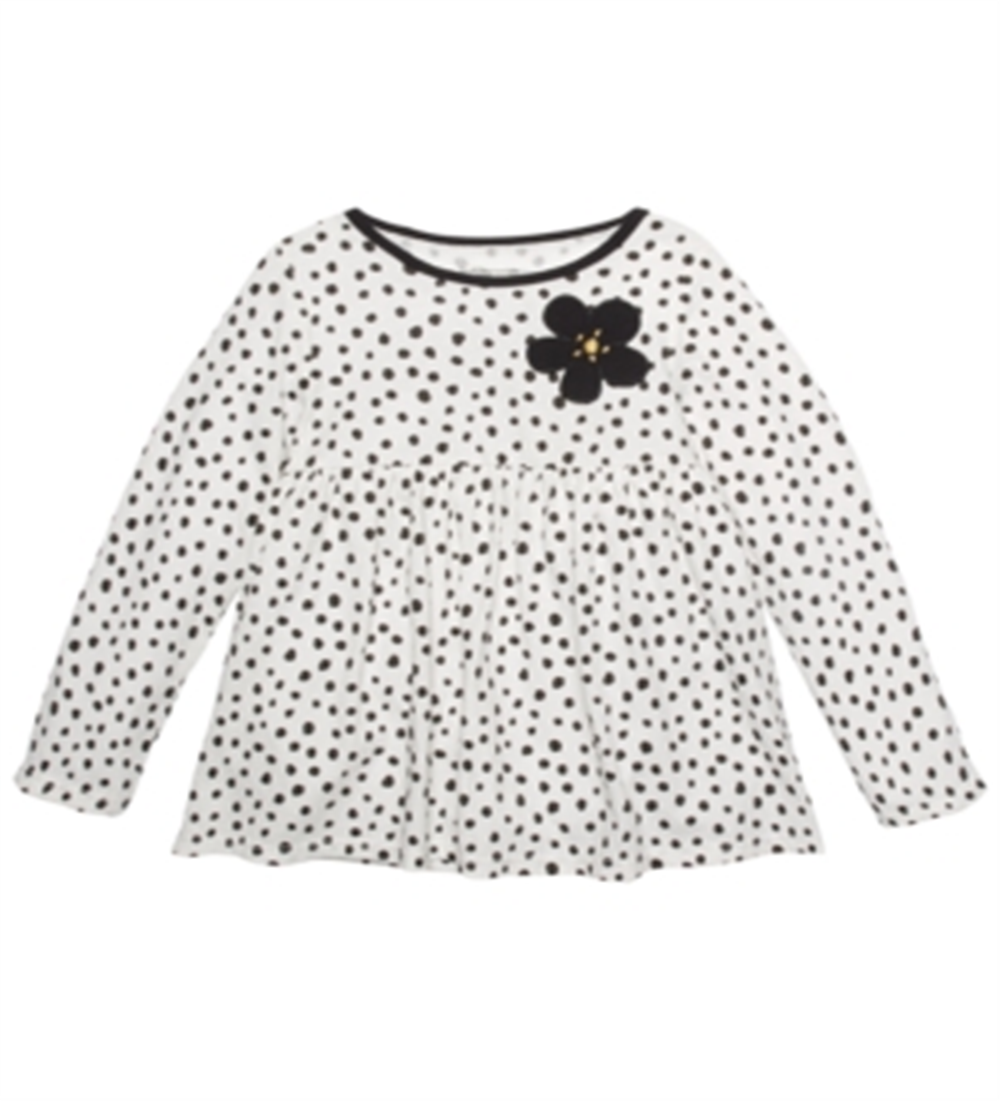 First Impressions Baby Girl's Cotton Animal Print Tunic White Size 6-9MOS