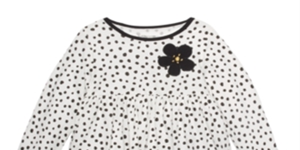 First Impressions Baby Girl's Cotton Animal Print Tunic White Size 6-9MOS