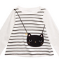 First Impressions Baby Girl's Cotton Cat Purse T-Shirt White Size 12MOS