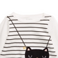 First Impressions Baby Girl's Cotton Cat Purse T-Shirt White Size 12MOS