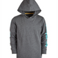 Ideology Big Boy's Graphic Print Hooded T-Shirt Gray Size Small