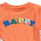 First Impressions Toddler Boy's Happy Print Layered-Look T-Shirt Orange Size 4T