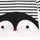 First Impressions Baby Boy's Striped Penguin Print Cotton T-Shirt White Size 3-6MOS