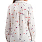 Charter Club Women's Button Front Flag Printed White Size X-Small