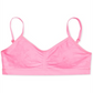 Maidenform Little Girl's & Big Girl's Butterfly Print Ruched Seamless Crop Bra Pink Size XL