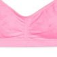 Maidenform Little Girl's & Big Girl's Butterfly Print Ruched Seamless Crop Bra Pink Size XL
