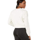 Nike Women's Logo Croped Sweatshirt White Size X-Small