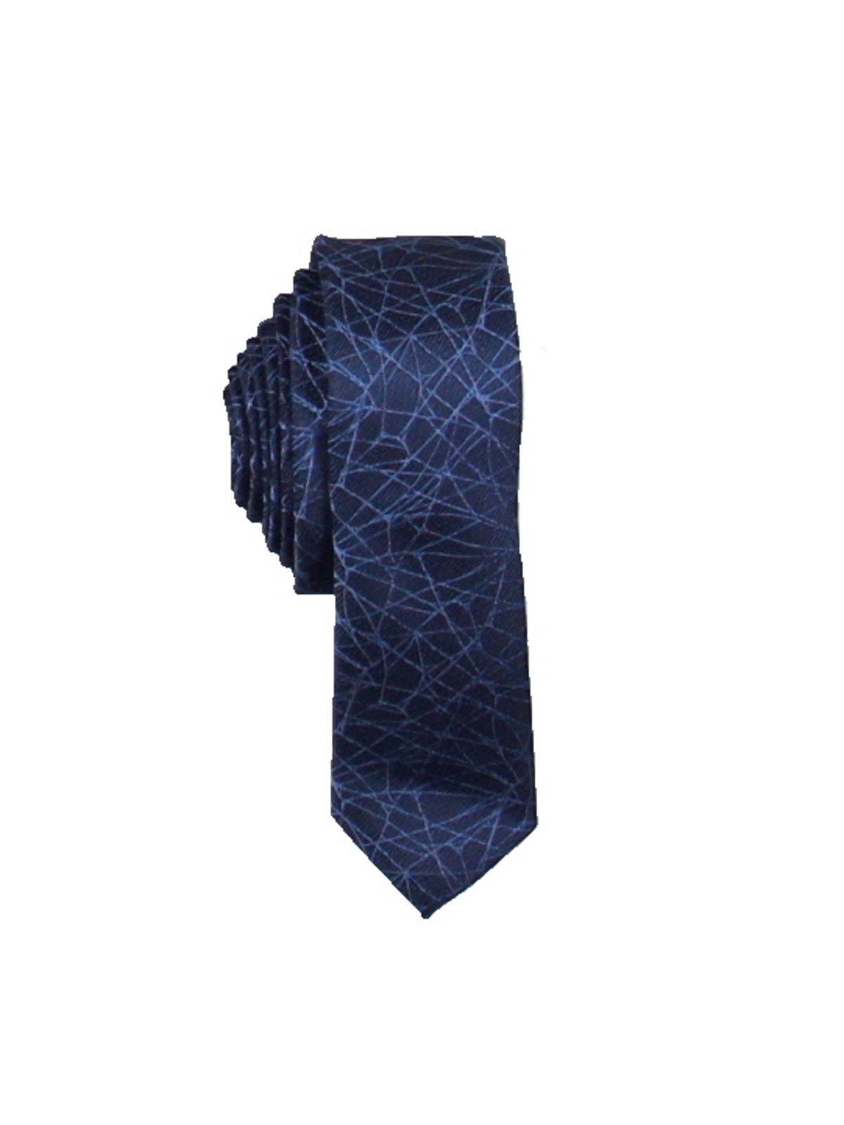 INC International Concepts Men's Broken Mirrors Professional Business Neck Tie Blue Size Regular