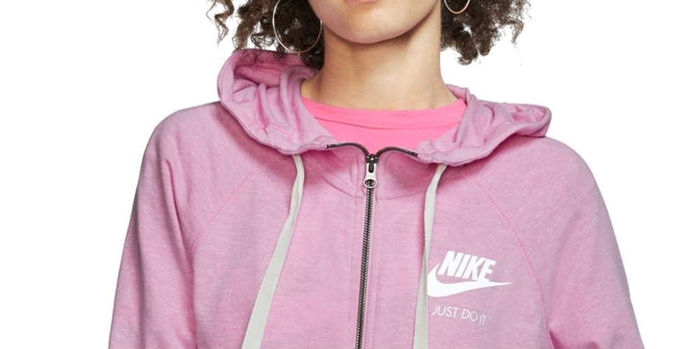 Nike Women's Fitness Running Athletic Jacket Pink Size X-Small
