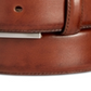 Tasso Elba Mens Leather Professional Dress Belt Brown Size 42