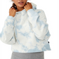 Cotton on Women's Cropped Fleece Hoodie Blue Size Large
