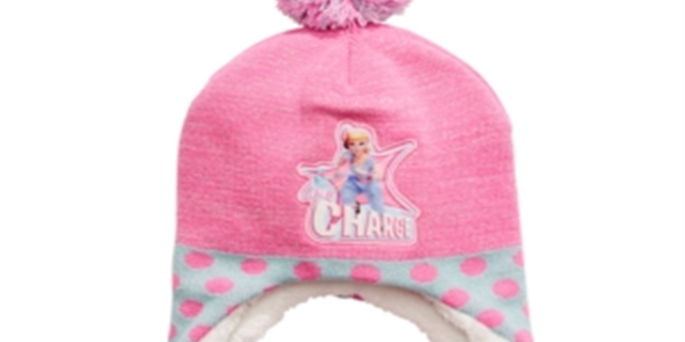 Disney Big Girl's 2 Pc Toy Story Bo Peep Heidi Hat & Gloves Set Pink One Size