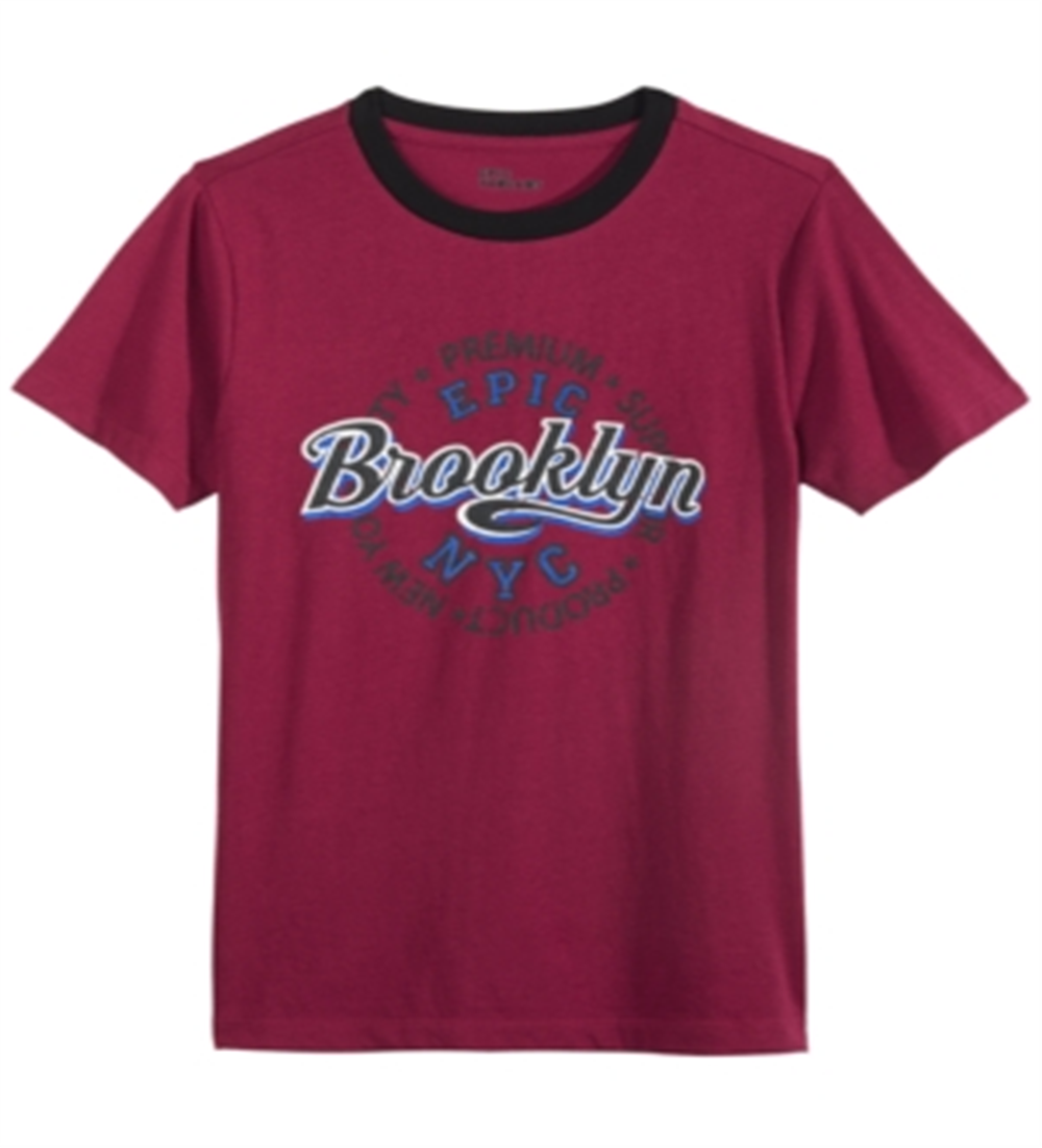 Epic Threads Big Boy's Brooklyn Epic T-Shirt Red Size Small