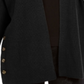 Style & Co Women's Button Side Oversized Cardigan Black Size X-Small