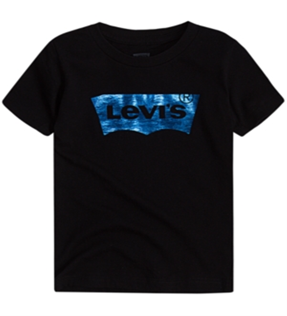 Levi's Big Boy's Foil Batwing Logo Graphic T-Shirt Black Size 4T