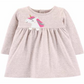 Carter's Baby Girl's Long Sleeve Babydoll Dress Pink Size 24MOS