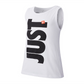 Nike Boy's Sportswear Just Do It Graphic Tank Top White Size X-Large